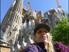 The obligatory selfie at the side of La Sagrada Família