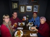 And then we met Paul and Noelene for our final pub meal in London!